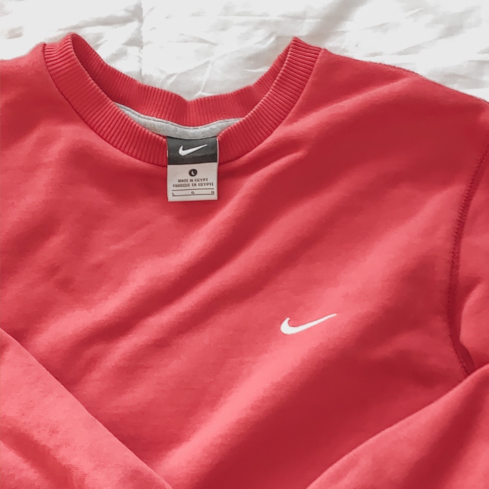 Red Nike Crewneck